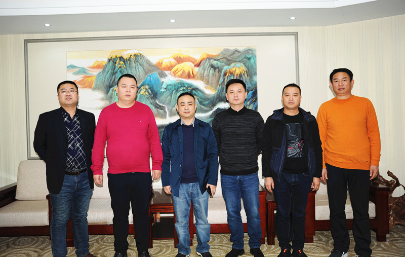 湖南太豐礦業集團副總劉著輝一行蒞臨開元集團訪問交流